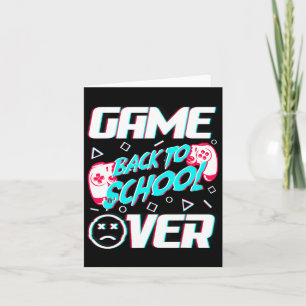 Spiel zurück zum ersten Schultag Karte