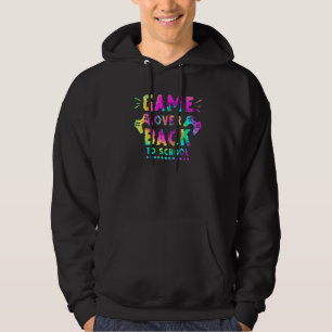 Spiel zurück zur Gefärbte Krawatte der Schule Game Hoodie