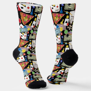 Spielabend Brettspiele Party Socken