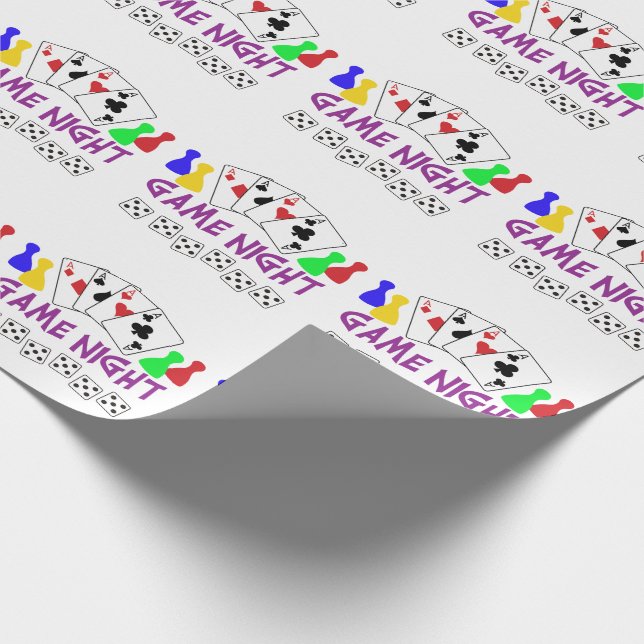 Spielabend Geschenkpapier (Ecke)