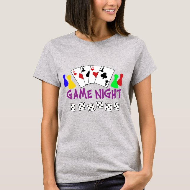 Spielabend T-Shirt (Vorderseite)