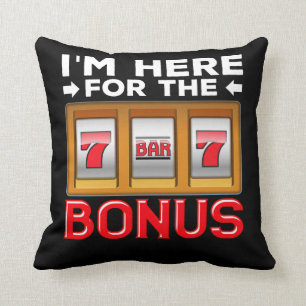 Spielautomat Glücksspiel Funny Casino Fan Kissen