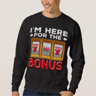 Spielautomat Glücksspiel Funny Casino Fan Sweatshirt