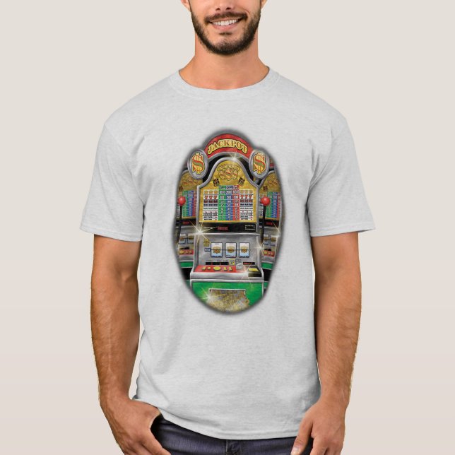 Spielautomat-Jackpot T-Shirt (Vorderseite)