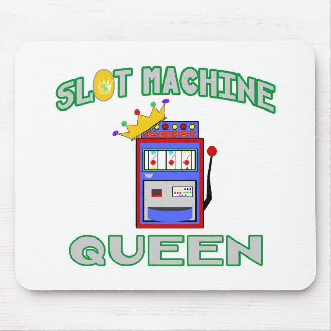 Spielautomat-Königin Mousepad (Vorne)