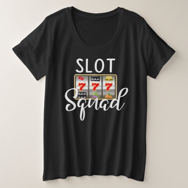 Spielautomat Squash Las Vegas Casino T - Shirt (Design vorne)