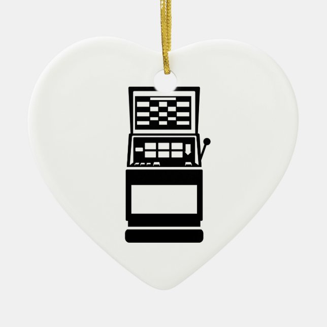 Spielautomatkasino Keramikornament (Vorne)
