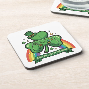 Spielbeginn - Das Glück der Iren   St. Patrick's D Getränkeuntersetzer
