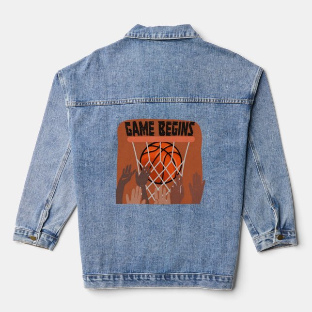 Spielbeginn Jeansjacke (Rückseite)