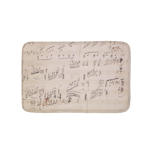 Spielberichtsbogen 'des Mondscheins Sonata Badematte (Vorderseite)