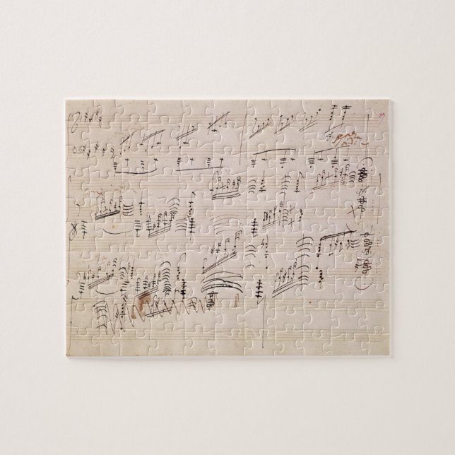 Spielberichtsbogen 'des Mondscheins Sonata Puzzle (Horizontal)