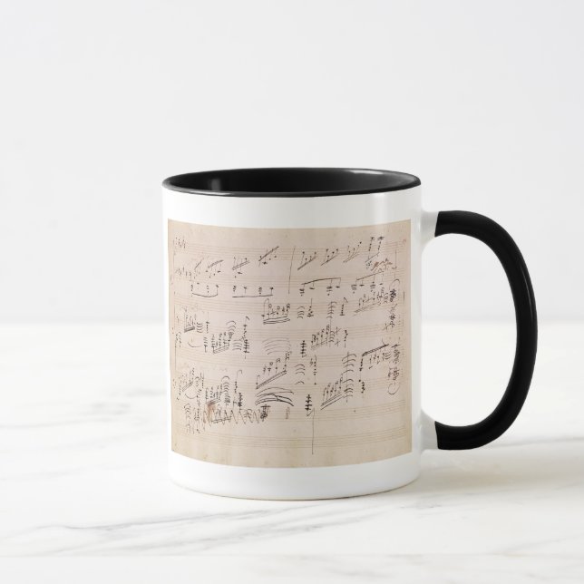 Spielberichtsbogen 'des Mondscheins Sonata Tasse (Rechts)