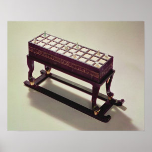 Spielbrett, vom Grab von Tutankhamun Poster