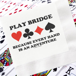 Spielbrücke, weil jede Hand ein Abenteuer ist Serviette