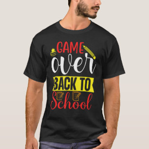 Spielbuch Bleistift über Rückkehr zur Schule Tragb T-Shirt