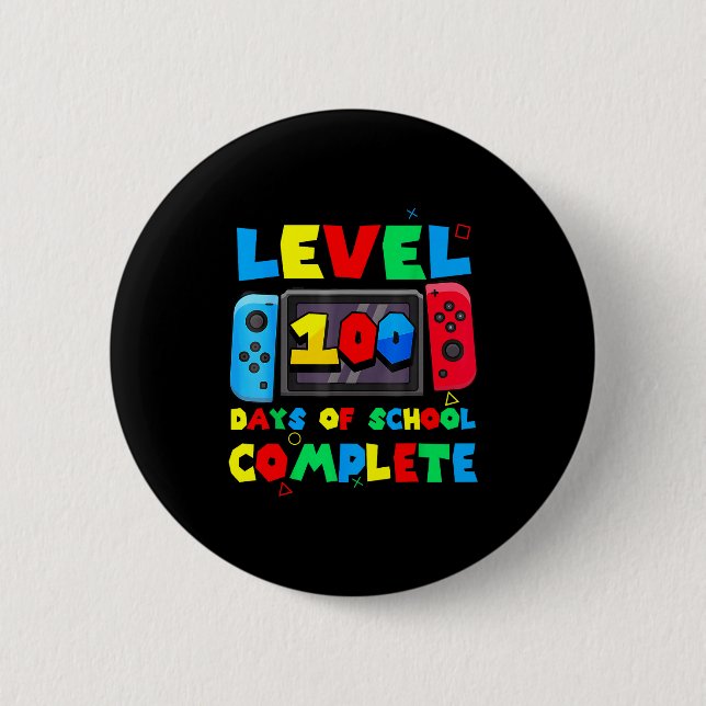 Spielcontroller Ebene 100 Tage Schule Vollständig  Button (Vorderseite)