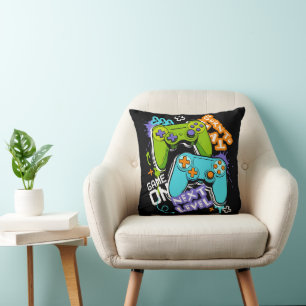 Spielcontroller Graffiti Gaming Born To Play Kissen