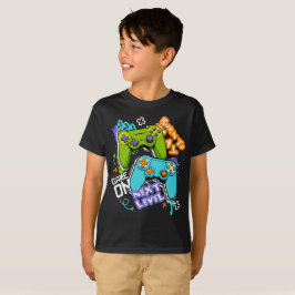 Spielcontroller Graffiti  Gaming Born To Play  T-Shirt