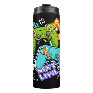Spielcontroller Graffiti  Gaming Born To Play  Thermosbecher