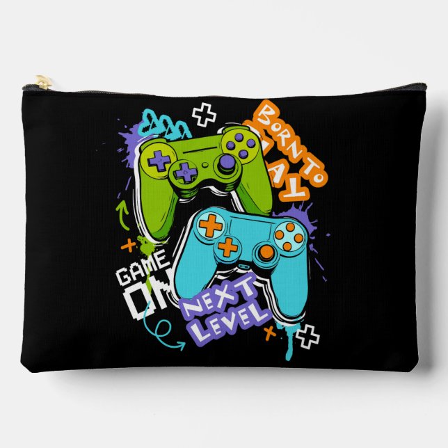 Spielcontroller Graffiti  Gaming Born To Play  Zubehörtasche (Vorderseite)