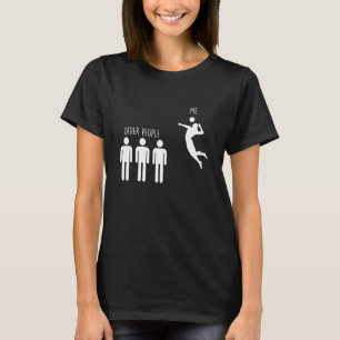 Spiele andere Leute Ich Beach Volleyball Player T-Shirt