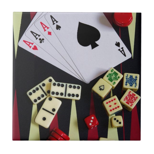 Spiele-Casino-Spiele Fliese (Vorderseite)