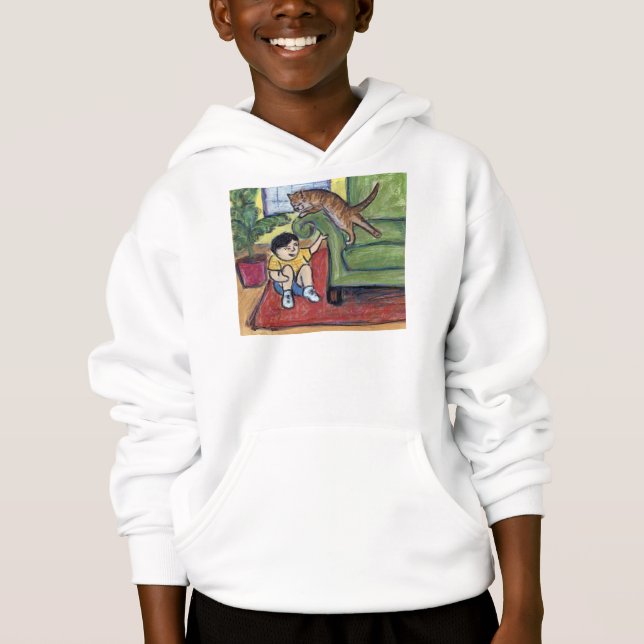 Spiele Chat Lover Custom Art Hoodie (Vorderseite)