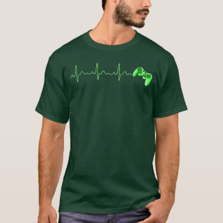 Spiele-Controller Herzschlag Mädchen für süchtig m T-Shirt
