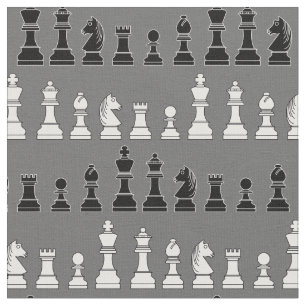 Spiele des Schachspielplatzes Stoff