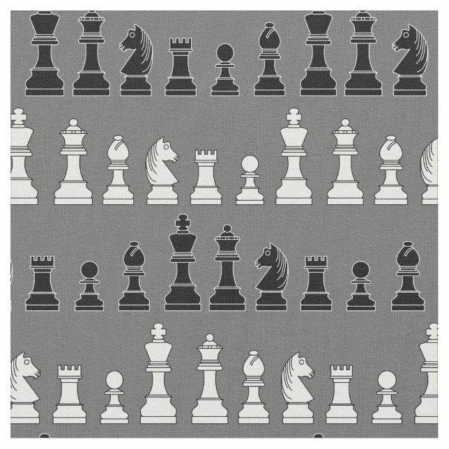 Spiele des Schachspielplatzes Stoff (Nahaufnahme)