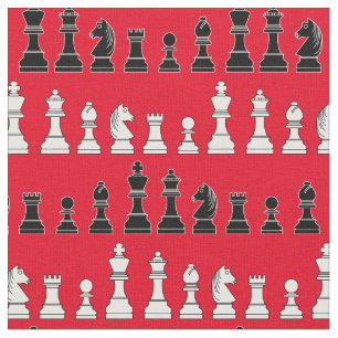 Spiele des Schachspielplatzes Stoff
