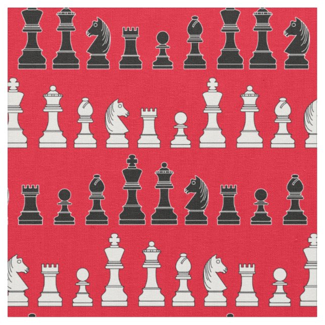 Spiele des Schachspielplatzes Stoff (Nahaufnahme)