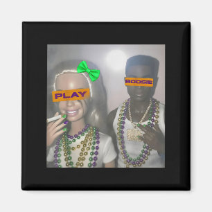 Spiele einige Boosie Mardi Gras Perlen New Orleans Magnet