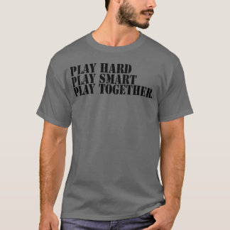 Spiele hart, spiele clever, spiele zusammen, Junge T-Shirt