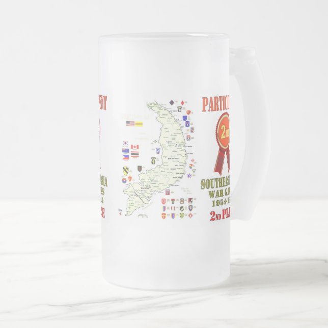 SPIELE IM SÜDOSTASIENKRIEG 2. PLATZ MATTGLAS BIERGLAS (VorderseiteRechts)