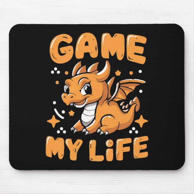 Spiele mein Leben Mousepad (Vorne)