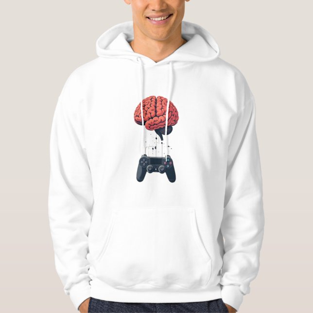Spiele-Mind-Controller-Konzept Hoodie (Vorderseite)