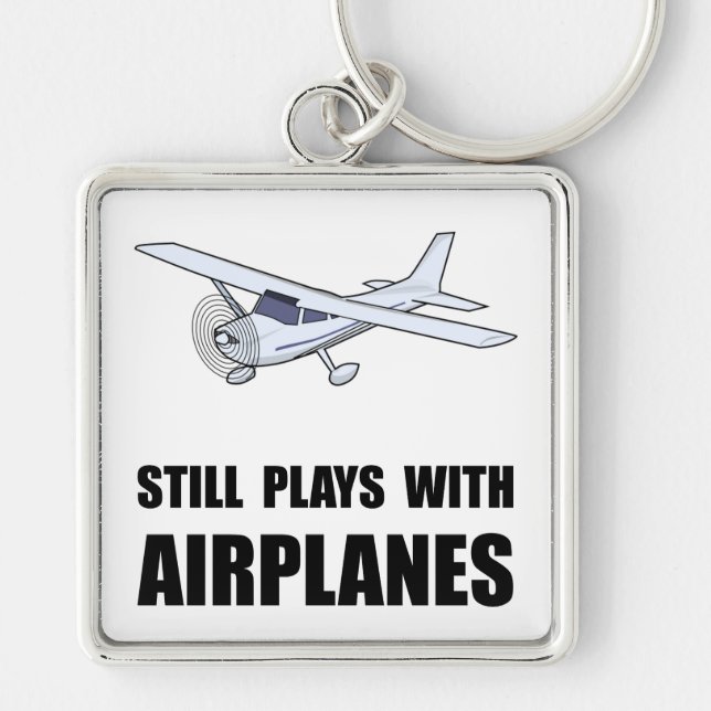 Spiele mit Flugzeugen Schlüsselanhänger (Vorne)