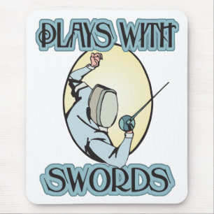 Spiele mit Schwertern Mousepad