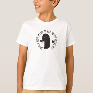 Spiele nicht und wütender Dämon T-Shirt