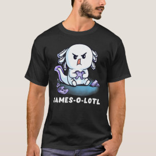 Spiele O Lotl Gaming Eidechse Fisch Axolotl Videos T-Shirt