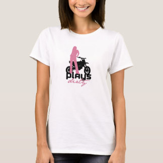 Spiele schmutzig - Mädchen T-Shirt
