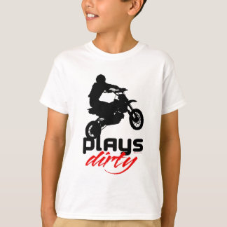Spiele schmutzig - Typ T-Shirt
