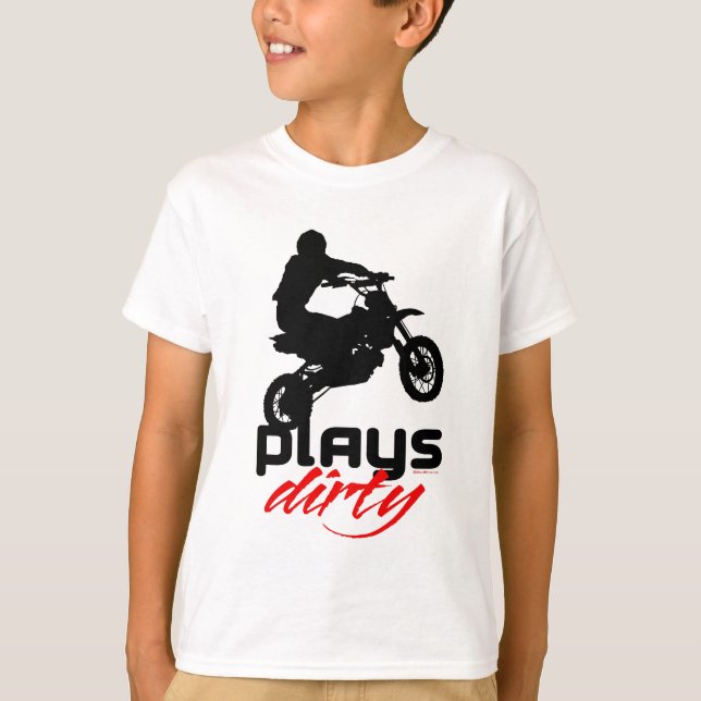 Spiele schmutzig - Typ T-Shirt (Vorderseite)