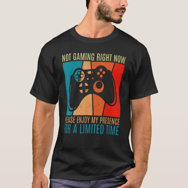 Spiele-Spiele-Spaß Zitat nicht Gaming T-Shirt (Vorderseite)