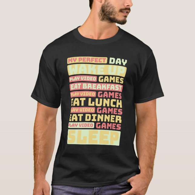 Spiele Videospiele T-Shirt (Vorderseite)