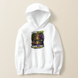 Spiele wie ein König – Lion Gamer Gaming T-Shirt Hoodie