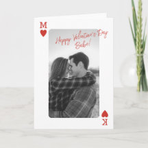 Spielekarte Paar Foto Liebe Valentinstag
