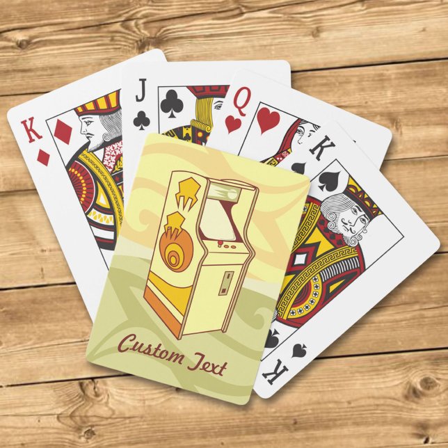 Spielekarten mit großer Arkade Spielkarten (Von Creator hochgeladen)
