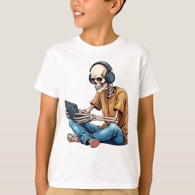 Spielen bis ins Grab T-Shirt (Vorderseite)
